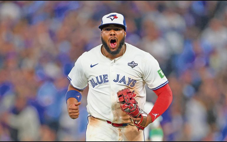 Guerrero Jr. encabezó a los Azulejos hasta la Serie Mundial frente a los Dodgers la temporada pasada. AFP