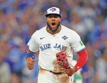 Guerrero Jr. encabezó a los Azulejos hasta la Serie Mundial frente a los Dodgers la temporada pasada. AFP