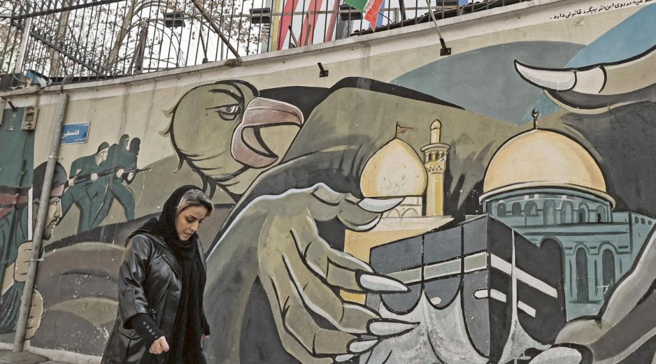 Las calles de Teherán lucen semivacías tras los recientes conflictos. AFP