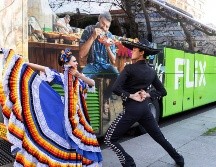Bailarines promocionan el turismo en México durante la Feria Internacional de Turismo en Madrid. EFE/Secretaría de Turismo
