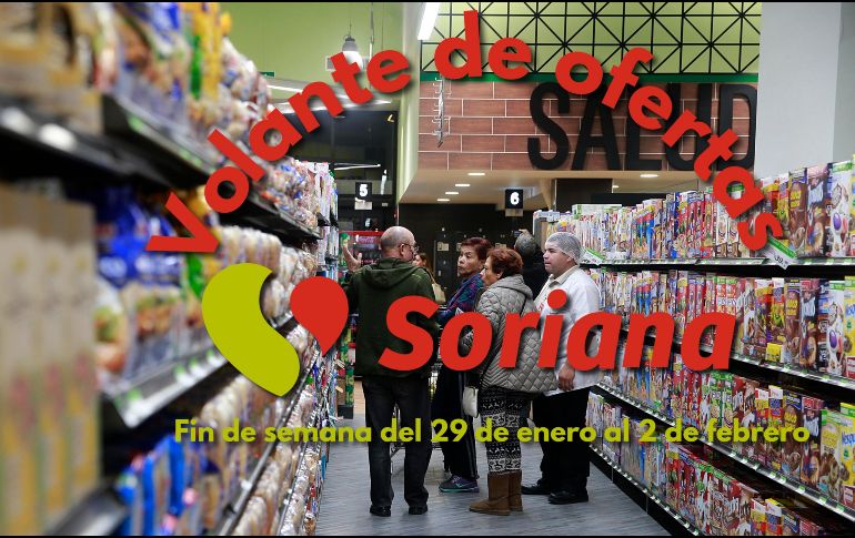 Estos son los descuentos disponibles a partir de hoy y durante el resto del fin de semana en Soriana. EL INFORMADOR / ARCHIVO