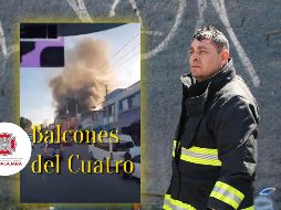 Bomberos de Guadalajara realizaron la extinción del incendio con grandes cantidades de agua. EL INFORMADOR / ARCHIVO / ESPECIAL / FACEBOOK / Protección Civil y Bomberos GDL