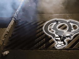 Tras sofocar el fuego, un hombre identificado como Javier 