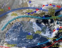 El SMN exhorta a la población a mantenerse informada y atender las recomendaciones de Protección Civil. ESPECIAL/ SMN.