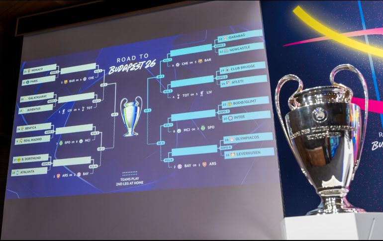 Los juegos de ida de los playoffs se disputarán el 17 y 18 de febrero, mientras que los partidos de vuelta se jugarán el 24 y 25 del mismo mes. EFE/M. Trezzini