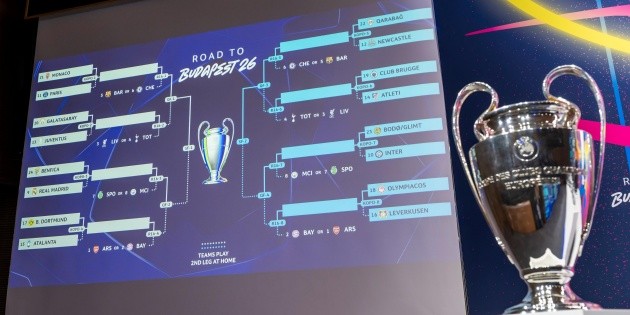 Champions League: As&iacute; se jugar&aacute;n los playoffs