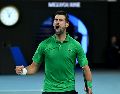 Djokovic, ganador y finalista del Abierto de Australia 2026. EFE / J. Ross