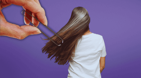 Arrancar las canas con los dedos o pinzas puede provocar pérdida anormal de cabello, también conocida como alopecia. ESPECIAL / CANVA