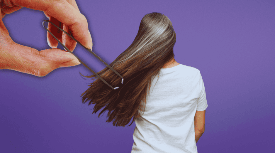 Arrancar las canas con los dedos o pinzas puede provocar pérdida anormal de cabello, también conocida como alopecia. ESPECIAL / CANVA