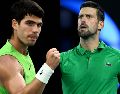 Djokovic disputará en su final número 11 en Australia y Alcaraz la primera. EFE / J. Carret y J. Ross