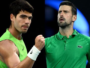 Djokovic disputará en su final número 11 en Australia y Alcaraz la primera. EFE / J. Carret y J. Ross