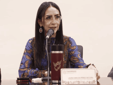 La presidenta municipal, Laura Imelda Pérez Segura, expresó que esta medida garantizará el recurso extraordinario para los policías. CORTESÍA