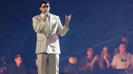 Su álbum “DtMF” encabezó las listas de Los 50 mejores álbumes de 2025 y Los 25 Mejores Álbumes de Música Latina de 2025. EFE/S. Blanco