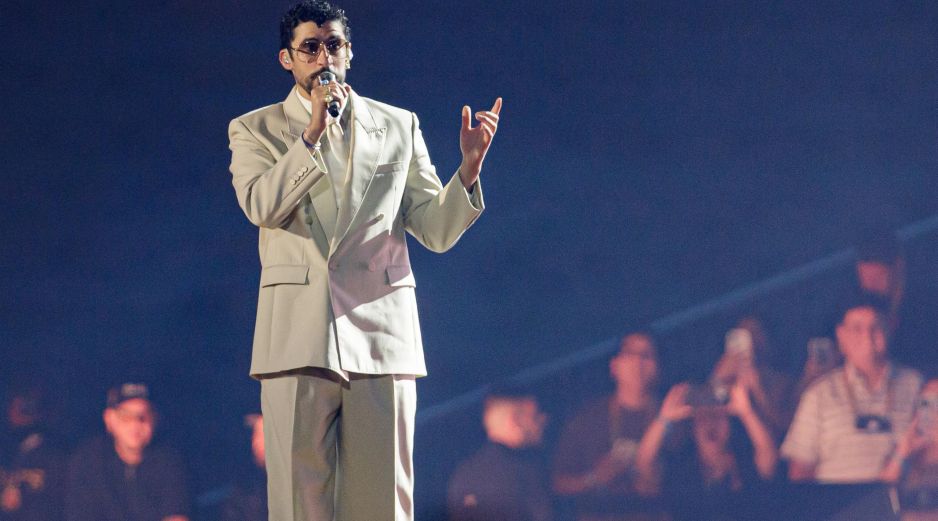 Su álbum “DtMF” encabezó las listas de Los 50 mejores álbumes de 2025 y Los 25 Mejores Álbumes de Música Latina de 2025. EFE/S. Blanco