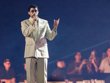 Su álbum “DtMF” encabezó las listas de Los 50 mejores álbumes de 2025 y Los 25 Mejores Álbumes de Música Latina de 2025. EFE/S. Blanco