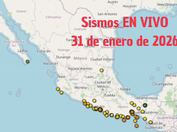 Sismos en México | EN VIVO | 31 de enero de 2026. ESPECIAL / SSN