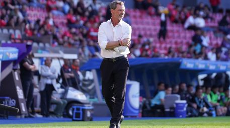 El técnico argentino también hizo énfasis en el contexto que vive el club y el grupo de trabajo. IMAGO7.