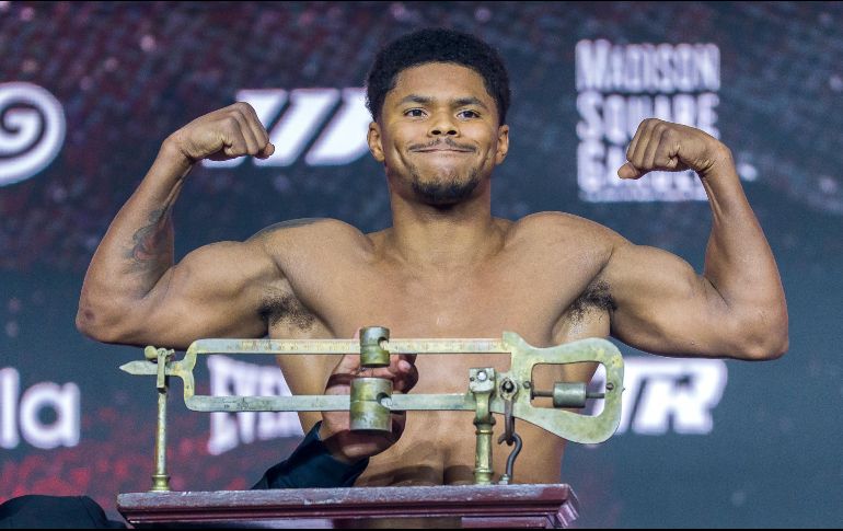 Shakur se convirtió en el boxeador que más rápido ha logrado ser campeón en cuatro divisiones distintas. EFE/A. Colmenares