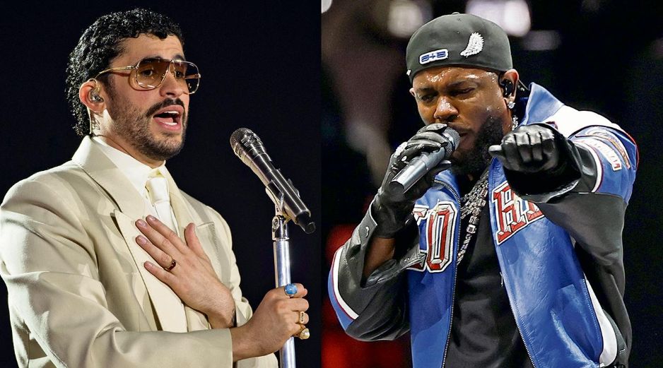 Bad Bunny y Kendrick Lamar llegan a la ceremonia como los favoritos de la industria. EFE