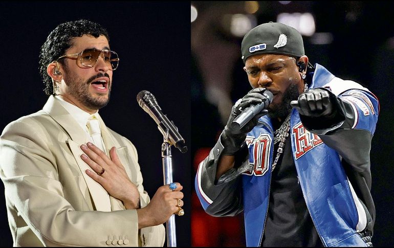 Bad Bunny y Kendrick Lamar llegan a la ceremonia como los favoritos de la industria. EFE