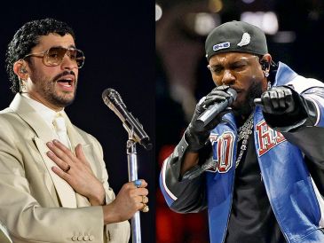 Bad Bunny y Kendrick Lamar llegan a la ceremonia como los favoritos de la industria. EFE