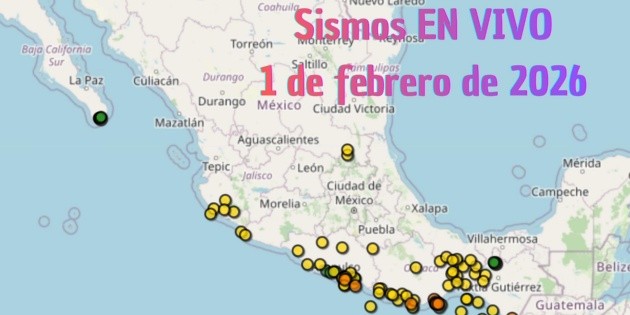 EN VIVO Temblor HOY: Sismos en M&eacute;xico | 1 de febrero de 2026