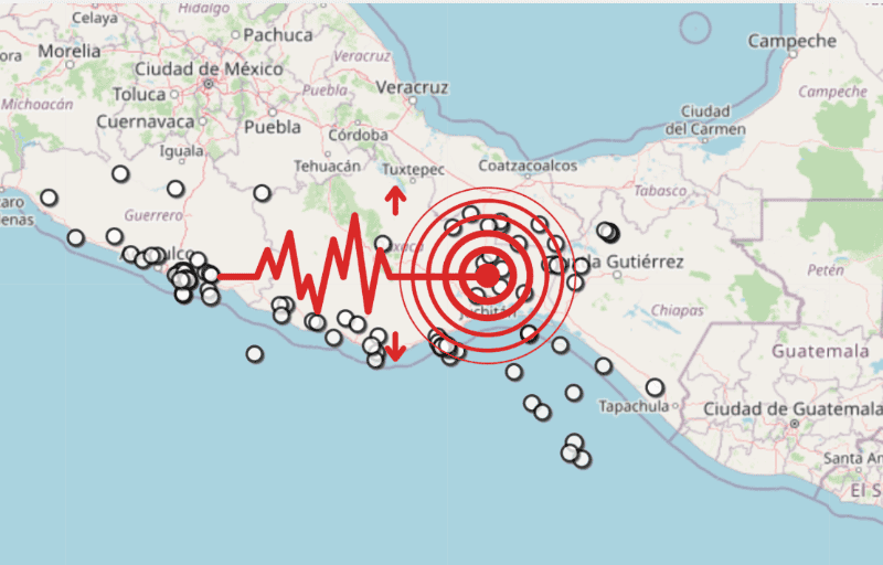  Sismo en Oaxaca. ESPECIAL / SSN