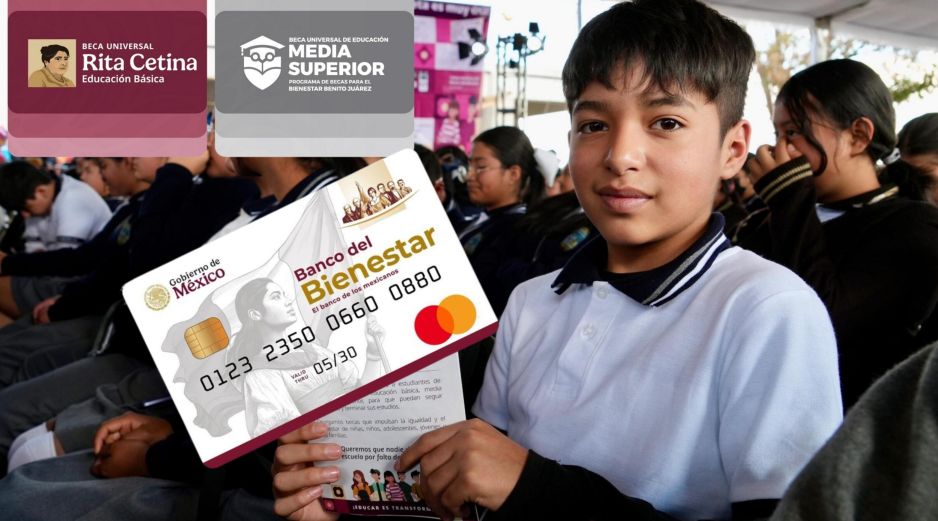 Es importante considerar que los depósitos de la Beca Rita Cetina no se realizan de manera mensual, sino que son pagos bimestrales. ESPECIAL / Programas del Bienestar y CANVA