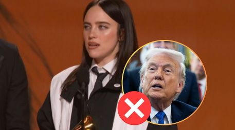 Eilish, una de las voces de la industria más feroces contra Trump, aprovechó su premiación para lanzar un contundente mensaje. EFE / ARCHIVO / ESPECIAL / Grammys