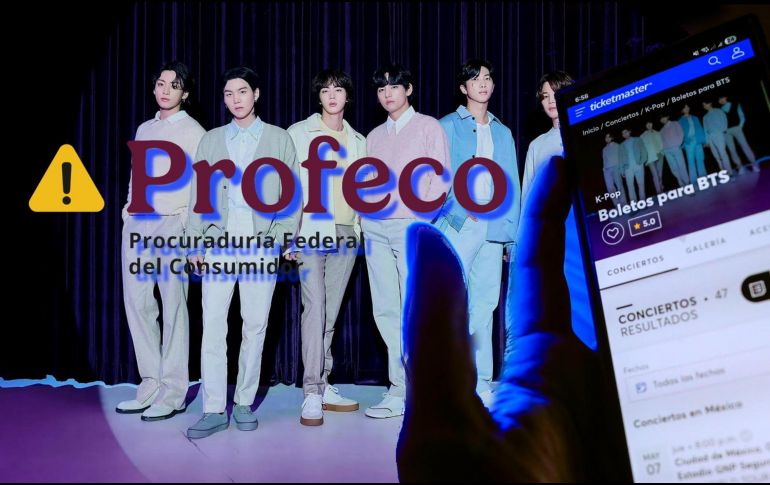 Esta es la actualización de Profeco respecto al caso de venta de boletos de BTS. EFE / ARCHIVO