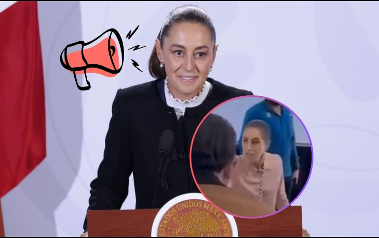 A la Presidenta le pareció incongruente que los morenistas estuvieran en primera fila para tomarse una foto mientras la población está pasando por momentos de crisis. SUN / F. Rojas / ESPECIAL / X