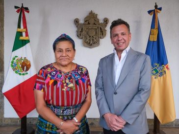 El acuerdo entre el Gobierno de Jalisco y la Fundación Rigoberta Menchú Tum establecerá una estrategia proactiva y propositiva. ESPECIAL