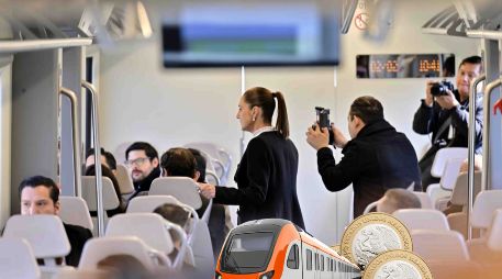 Esta mañana, la Presidenta Sheinbaum inauguró el Tren México-Toluca; esto cuesta. SUN / RDB
