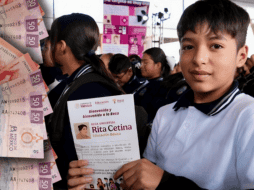 Los primeros en formar parte de la Beca Rita Cetina fueron los estudiantes de secundaria; este año habrá registro para estudiantes de primaria. ESPECIAL/Programas para el Bienestar