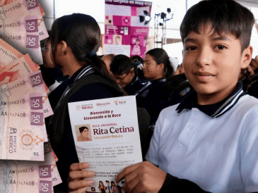 Los primeros en formar parte de la Beca Rita Cetina fueron los estudiantes de secundaria; este año habrá registro para estudiantes de primaria. ESPECIAL/Programas para el Bienestar