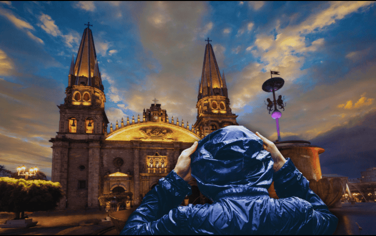 La probabilidad de lluvia este lunes es del 59% por ciento y se espera lluvia entre las 18:00 y las 19:00 horas. ESPECIAL / CANVA