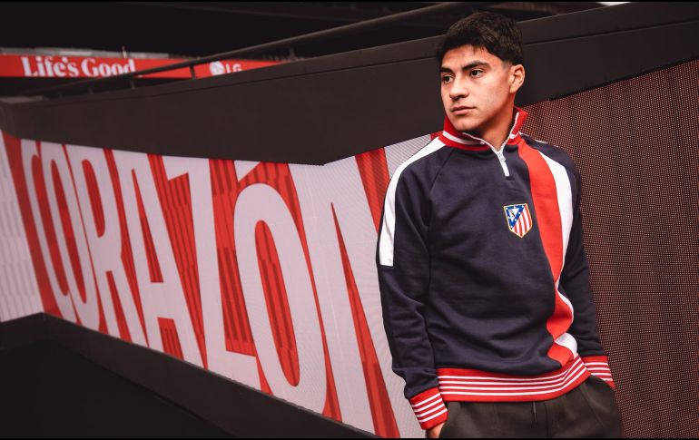 El mexicano buscará aportar dinamismo y equilibrio, siguiendo los pasos de compatriotas como Hugo Sánchez, Raúl Jiménez y Héctor Herrera. X/ @Atleti.