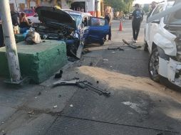Elementos de PC y Bomberos de GDL, junto con paramédicos municipales y del SAMU Jalisco, atendieron los siniestros. CORTESÍA/  PC y Bomberos de Gdl