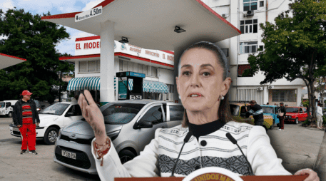 Sheinbaum reconoció que en días recientes se ha frenado los envíos de petróleo a la isla para evitar la activación de aranceles por parte de Estados Unidos. EFE/E. Mastrascusa/S. Gutiérrez