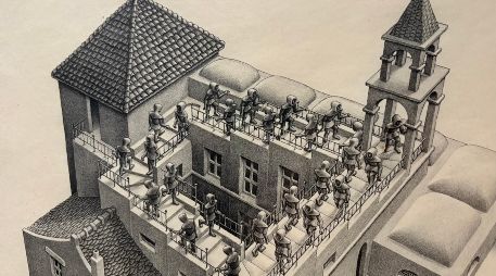 Escher fascinó al público con obras como 
