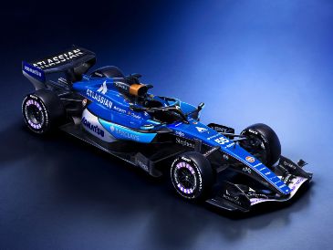 La escudería británica llevó a cabo la presentación del exterior de su nuevo monoplaza para 2026. EFE / ESPECIAL / Atlassian Williams F1 Team