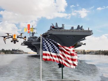En la imagen, el portaaviones USS Abraham Lincoln que se encuentra cerca de Teherán como presión en la zona, EFE / ARCHIVO
