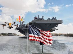 En la imagen, el portaaviones USS Abraham Lincoln que se encuentra cerca de Teherán como presión en la zona, EFE / ARCHIVO