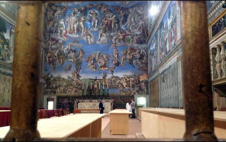 Miguel Ángel pintó el fresco de 