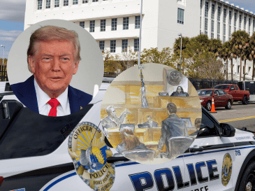 Este miércoles 4 de febrero se sentenció a cadena perpetua a Ryan Routh por intento de aesinato a Donald Trump. AP / ARCHIVO / EFE / C. HERRERA