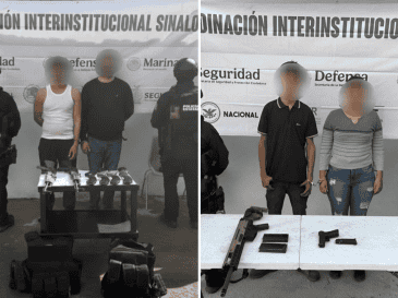 La detención de los presuntos involucrados en el secuestro de los trabajadores ocurre días después de que Harfuch, asegurara que el Gobierno de México "no va a parar" hasta dar con el paradero de los mineros. ESPECIAL/ Secretaría de Seguridad Pública del Estado de Sinaloa