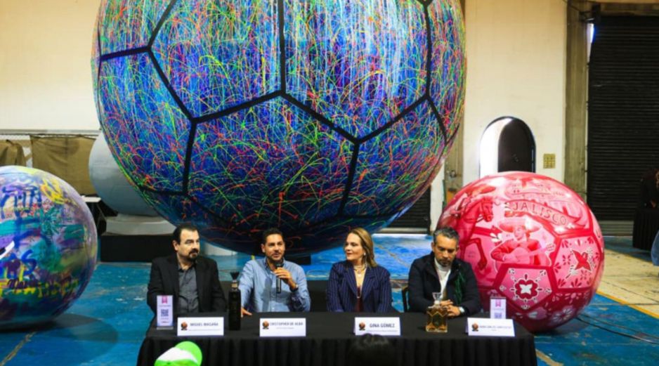 El proyecto “El balón rueda hasta Jalisco” reunirá a artistas locales que intervendrán balones gigantes con identidad cultural del Estado. EL INFORMADOR/J. Acosta