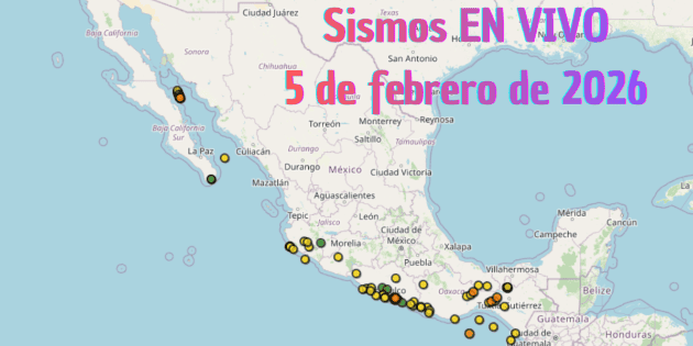 EN VIVO Temblor HOY: Sismos en M&eacute;xico | 5 de febrero de 2026