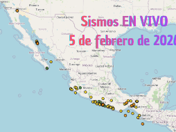 Sismos en México | EN VIVO | 5 de febrero de 2026. ESPECIAL / SSN