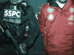 La detención ocurrió luego de que las fuerzas federales ejecutaran cinco inspecciones en distintos domicilios de Jalisco, donde se cumplimentó una orden de aprehensión contra Rivera Navarro. ESPECIAL / SSPC